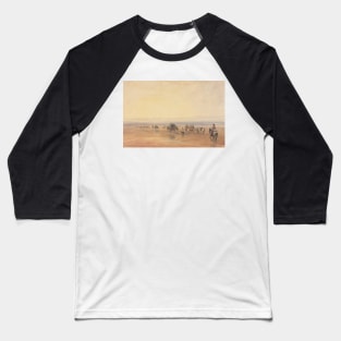 Crossing Lancaster Sands by David Cox Baseball T-Shirt